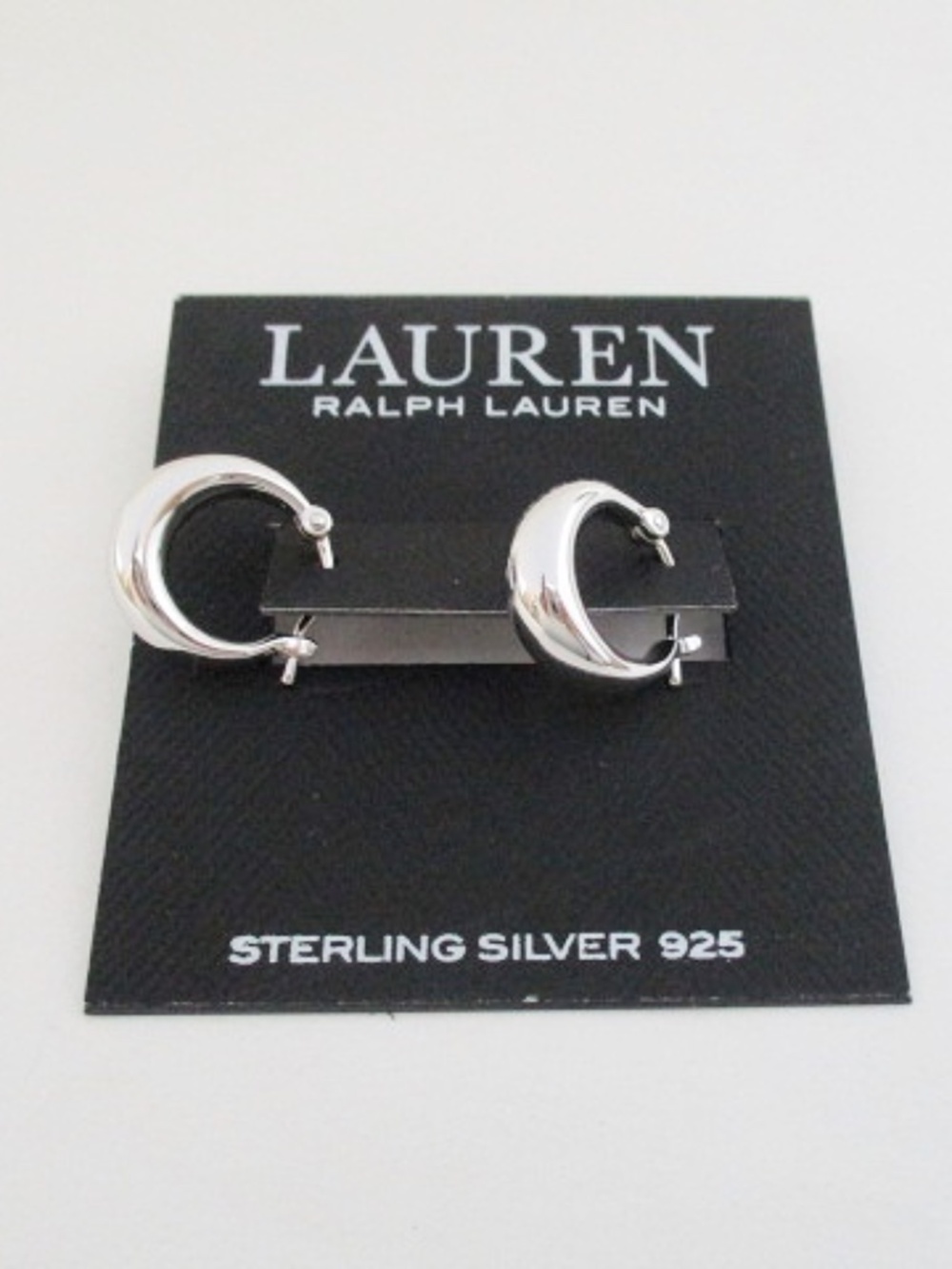 RALPH LAUREN - Hoop Earrings In Sterling Silver